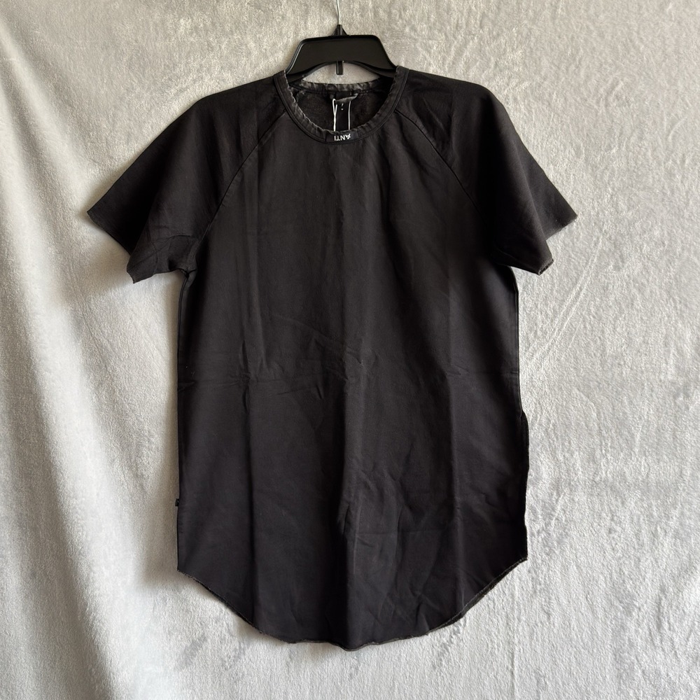 The Anti-Order Men's T-Shirt Black Sz S Longline Elongated‎ Streetwear Urban Tee